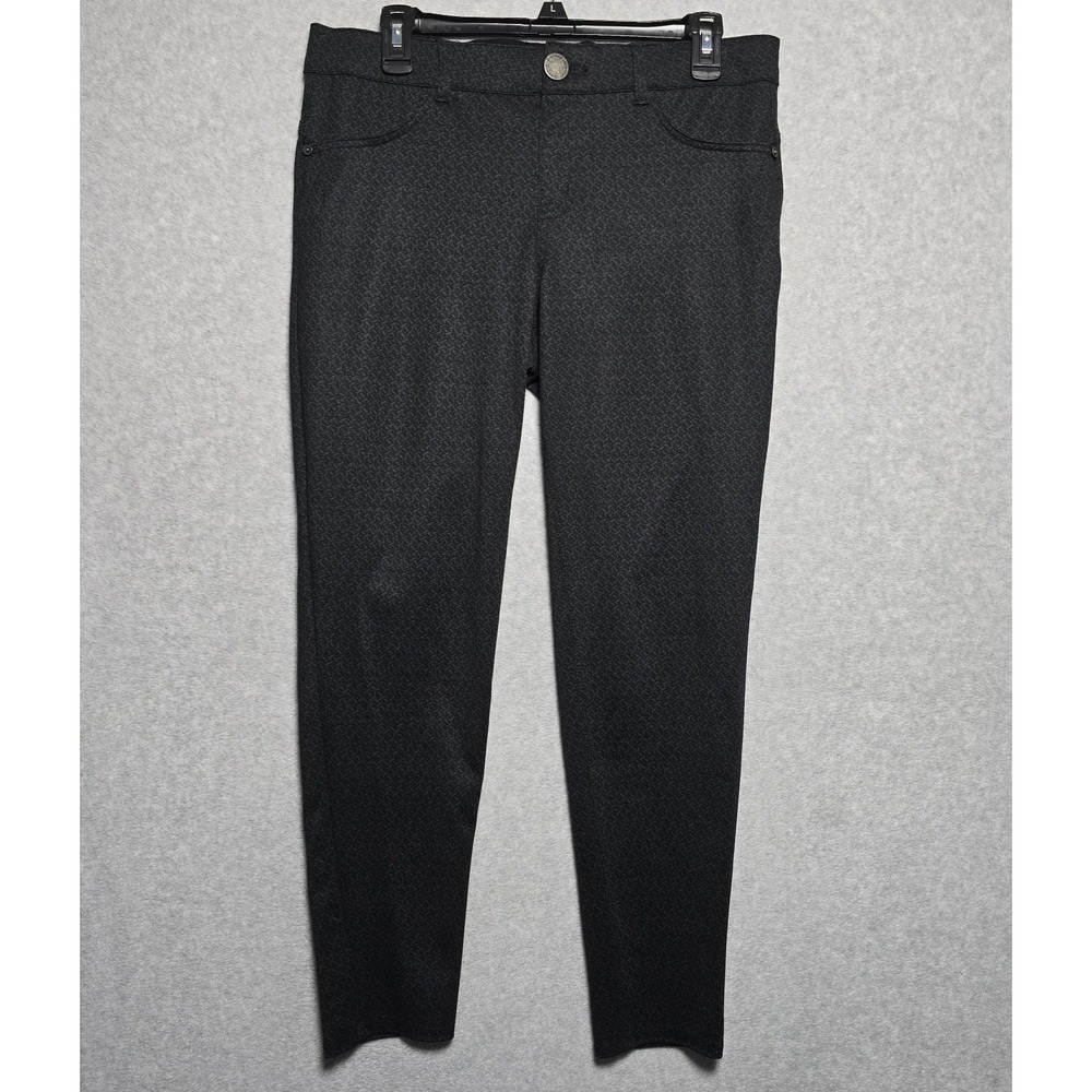 Democracy AB Technology Women's Size 10 Geo Print Stretch Pants Elastic Waist